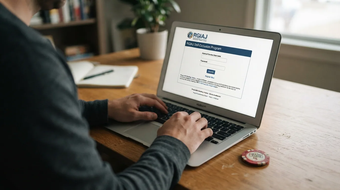 Pantalla de acceso al Registro General de Interdicciones de Acceso al Juego en la sede electrónica de la DGOJ