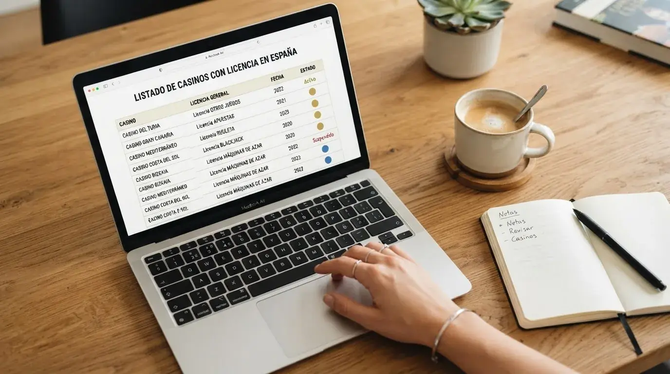 Captura parcial de una tabla comparativa con logotipos de operadores DGOJ junto a columnas de licencia y bono