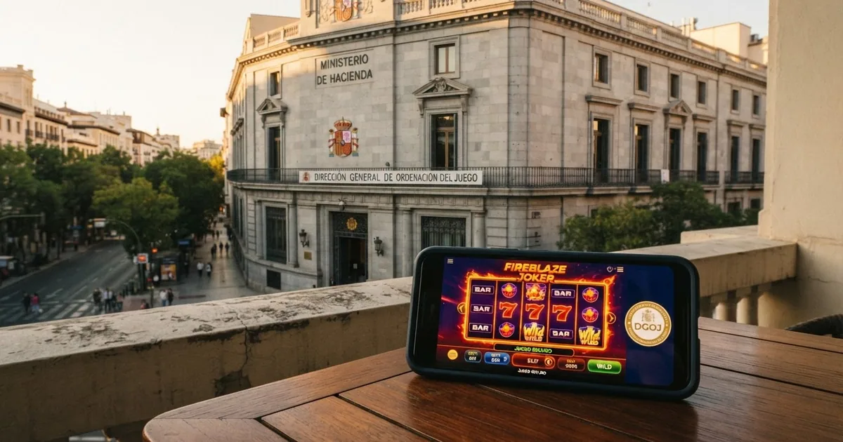 Fachada del edificio de la Dirección General de Ordenación del Juego en Madrid, sede del organismo regulador del juego online español